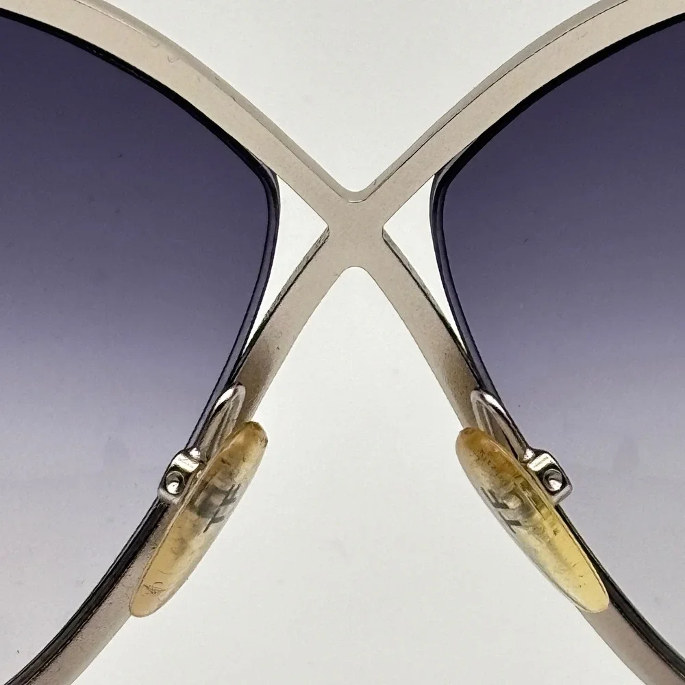 Tom Ford Sunglasses Womens 63mm Black Silver Sienna TF178 01B Butterfly Italy